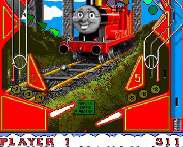 Thomas the Tank Engine and Friends Pinball (AGA)_Disk2 screen shot game playing